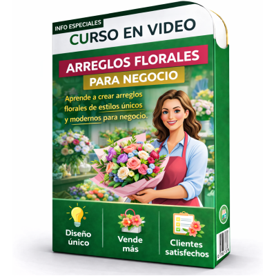 Arreglos Florales para Negocio - Video Curso