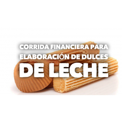Corrida Financiera para Elaboracion de Dulces de Leche