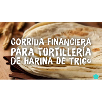 Corrida Financiera para Tortilleria de Harina de Trigo