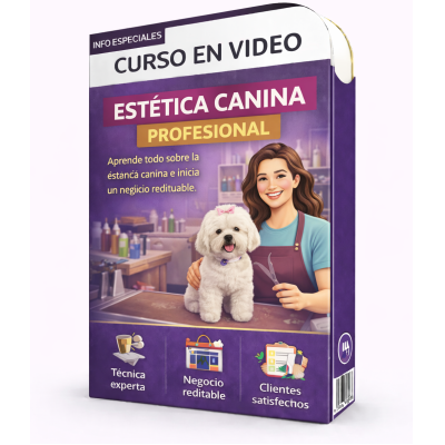 Estética Canina Profesional - Video Curso